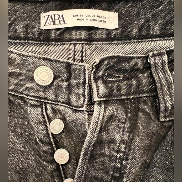 Zara skinny jeans, faded black, size 30 - Picture 3 of 4